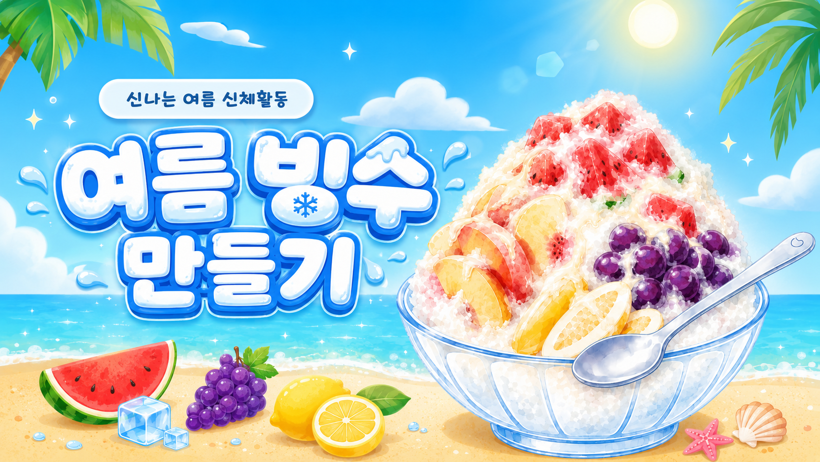신나는 여름 신체활동, 여름빙수 만들기